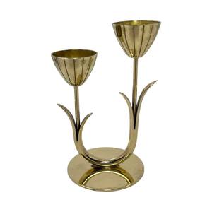 Classique Vintage orné en aluminium bougeoir artisanat artistique pour haut de gamme décor à la maison noël événement pièce maîtresse affichage - Product Image 2