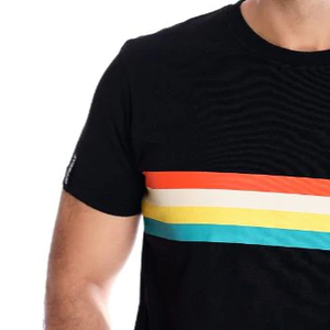 เสื้อยืดนิตติ้งแนวลำลองของผู้ชาย2025พอดีตัวเสื้อยืดแบบถักแนวขวางสำหรับสวมใส่สบายออกแบบได้ตามต้องการ - Product Image 4