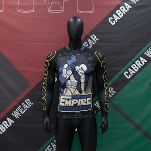 Custom Men's Jiu Jitsu <b>Rashguard</b> | Lightweight Compression Wear | Anti-Slip Fit | Spandex/Polyester | Breathable Quick Dry | - Product Image 6