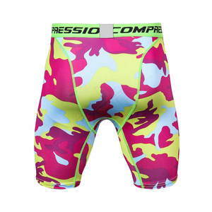 Streetwear Breathable Quick Dry Eco-Friendly Compression <b>Shorts</b> Oversized Workout Wear Customized Design Pattern <b>for</b> <b>Men</b> - Product Image 2