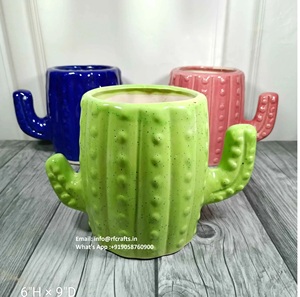 Handmade Nordic Style Ceramic <b>Small</b> Vase for Home and Office Decor - Product Image 5