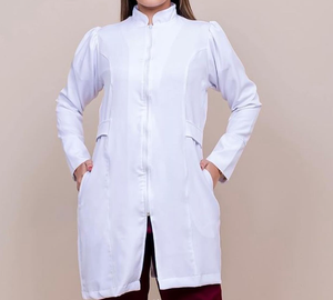 Blouse de laboratoire unisexe professionnelle Uniformes hospitaliers Blouse de laboratoire à manches longues - Product Image 5