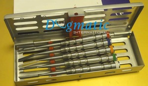 Dogmatic International Ciseaux à os chirurgicaux manuels réutilisables pour la chirurgie orale, la séparation des flaps, en acier inoxydable CE - Product Image 2