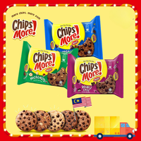Vente chaude Chipsmore Double Chocolat Mini 80gr Biscuits Exotic Sweet Wafer Cookies dans l'emballage du sac