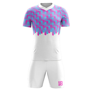 Custom Premium New Design Soccer Jerseys 100% Polyester Fully Dye Sublimation Printed Custom Colors Logo Reinforced Soccer Wear - Product Image 1