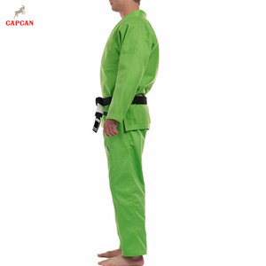 Combinaisons de judo légères et écologiques de haute qualité au prix d'usine, logo frontal, 100% coton, service OEM pour adultes - Product Image 4