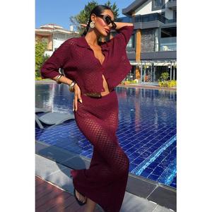 เจนนี่ 9800-0025 ชุดคลุมกระโปรงลูกไม้พร้อมดีเทลลูกไม้สุดหรู - Product Image 2