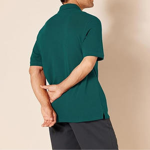 Camiseta con capucha de secado rápido de manga corta para hombre, transpirable y con estampado sólido para Polo fabricado por Dress Sports - Product Image 4