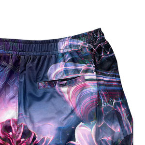 Short en maille élastique extensible dans les 4 sens 100% coton pour hommes, nouveau design pour l'entraînement de football et le basket-ball sportif - Product Image 6