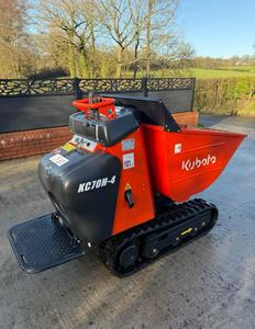 Mini Dumper de Orugas Kubota KC7OVHD-4 con Certificación CE y EPA, Transportador de Orugas, Mini Dumper Hidráulico con Volquete, Envío Gratuito - Product Image 2