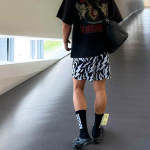 Customized Embroidered Logo Sublimation Printed Double <b>Layer</b> Solid Casual Mesh Shorts Quick Dry Summer for Men - Product Image 4