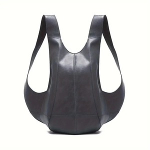 Mochila Tote de Cuero Genuino de Moda Vintage Minimalista, Unisex, Suave, Versátil, Ecológica, con Cierre, Gran Capacidad para Verano/Invierno - Product Image 6