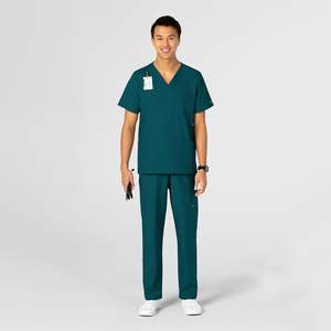 En gros Léger Scrubs Uniformes Ensembles Coton Polyester Pantalon De Jogging Médical Hôpital Médecins Infirmières Scrub Costumes 2025 - Product Image 3