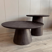 Table basse pliable hexagonale moderne en bois massif, couleur personnalisée, écologique, faite à la main, durable, mobilier de luxe pour la maison