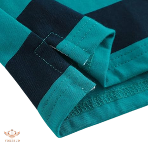 เสื้อโปโลแขนยาวคุณภาพดี ลายทางผ้าฝ้าย เสื้อลำลองสำหรับเด็กเล็ก เสื้อผ้าเด็ก ขายส่งจากซัพพลายเออร์บังกลาเทศ - Product Image 6