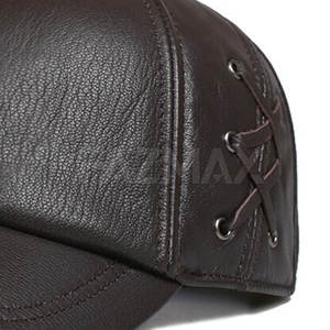 Sombrero de cuero de nuevo estilo Sombreros de cuero hechos de la mejor calidad Sombreros de cuero casuales más vendidos para adultos - Product Image 5