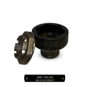Clé à douille pour écrou de moyeu arrière DAF 80x6 POINT, usage intensif, entraînement 3/4 pouces - Product Image 2