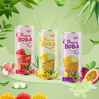Hot Trending 250Ml Can Bubble Tea Passievrucht Smaak Verfrissende Bestseller Gratis Monster Voor Lichaam En Geest