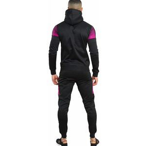 Personalizable Nuevo Diseño Nylon Reflectante Raya Jogging Chándal Hombres Etiqueta Privada 2 Piezas Set XL Cremallera Invierno Gimnasio - Product Image 2