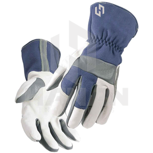 Maintenant, des gants de soudage en cuir de qualité supérieure-résistants à la chaleur, au feu, une protection robuste pour le soudage et les travaux industriels, - Product Image 5