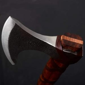 Tomahawk Jexmoo Personalizado de 19.5 Pulgadas, Acero D2, Mango de Madera de Palisandro con Funda de Cuero, Regalo para Exteriores, Hecho a Mano, Grado Industrial - Product Image 3