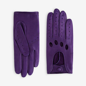 Guantes de cuero de calidad superior Guantes de conducción personalizados Precio al por mayor Piel de cabra Precios razonables con logotipo personalizado - Product Image 3