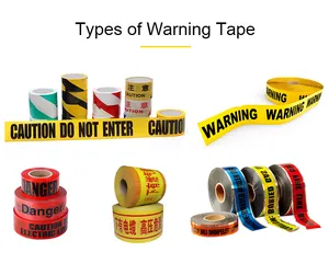 Mancai biểu tượng tùy chỉnh mang nhãn hiệu CAUTION Tape Vàng CAUTION Tape Black & màu vàng dính CAUTION Tape CuộN