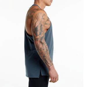 Débardeurs d'été sans manches décontractés pour hommes en polyester et en coton au prix de gros - Product Image 5