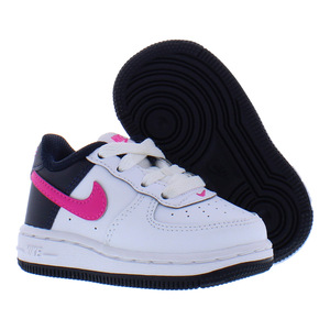 Scarpe Nike Air Force 1 per neonati/bambini Colore: bianco/rosa intenso 100% autentiche - Product Image 5