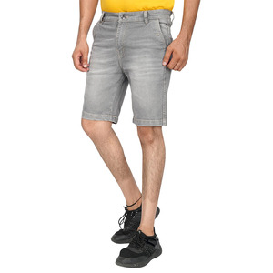 Shorts en jean classiques pour hommes Style décontracté de rue Matière extensible douce Conception confortable Shorts en jean pour hommes - Product Image 5