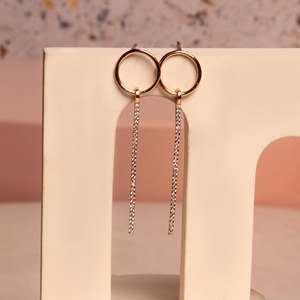 NOVAMART Fine 925 <b>Sterling</b> <b>Silver</b> Sklight Zircon Crystal <b>Dangle</b> <b>Earrings</b> Wholesale Export - Product Image 1