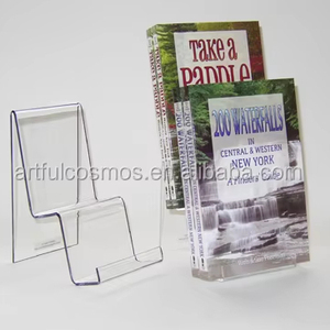Artfulcosmos Support de livre en acrylique transparent moderne sur pied pour livres, utilisation intérieure - Product Image 1