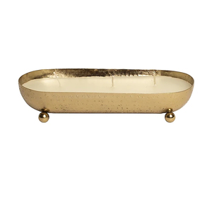 Bougie martelée indienne de luxe avec parfum à la cire de soja pour cadeau de Noël décoration de mariage - Product Image 1