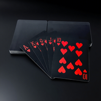 Jeu de cartes à jouer au poker étanche personnalisé de haute qualité avec logo personnalisé