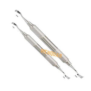 Instrumento Dental de Doble Extremo Prichard Hecho a Medida de 180 mm, Manual, con Hojas de 10.5 mm y 4.5 mm para Limpiar y Rellenar Dientes - Product Image 3