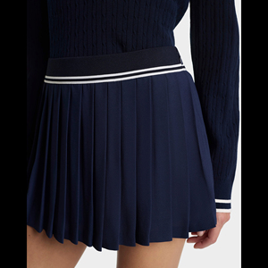 Jupe de tennis professionnelle pour femmes, uniforme personnalisé, marque privée OEM, tissu extensible à séchage rapide, vêtements de sport - Product Image 4