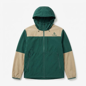 Lightweight Reversible Windbreaker <b>Jacket</b> Hood Zipper Front Perfect Outdoor Sports Running <b>Cycling</b> Hiking Trips Winter <b>Jacket</b> - Product Image 1