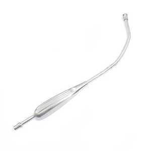 Tubo de succión de Poole de acero inoxidable de 20 cm de diámetro y 10mm, instrumentos quirúrgicos Ent, fuente de alimentación Manual - Product Image 5