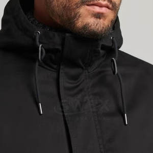 Parka de Cola de Pescado de Manga Larga para Hombre, Servicio OEM, Diseño Personalizado, Color y Diseño a Medida - Product Image 4