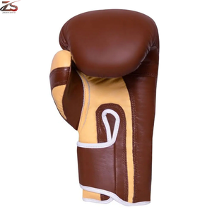 Logo personnalisé Gants de boxe équipement Prix de gros Gants de boxe en cuir du Pakistan - Product Image 6