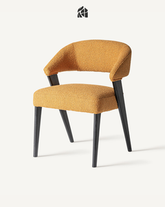 Silla de Comedor Elvarenza de Madera de Teca Sólida de Lujo, Muebles Modernos y Elegantes para Comedor, Hechos a Mano, Ecológicos y de Primera Calidad - Product Image 1
