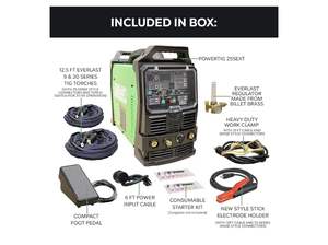 Soldadora Inversora TIG de Pulso Digital AC/DC Everlast PowerTIG-255EXT OEM Industrial Nueva a Estrenar, Doble Voltaje 110V/220V - Product Image 3