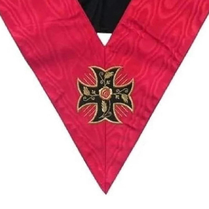 Regalos para mujeres Masonic Regalia Masonry Masters Mason Delantal de piel de cordero Oficiales Collar Pintura Resina Artesanía Ronpex - Product Image 3