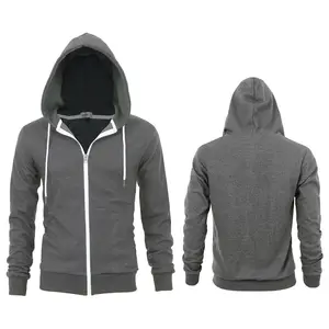 100% Polyester For Sublimation Logo Custom Hoodie Puff Print Full Zip Up Crewneck Sweatshirt