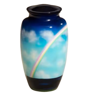 Hermosa urna de cremación de ciervo de metal hecha a mano Venta caliente Cenizas humanas conmemorativas para adultos Proveedor funerario Urna con imagen de ciervo - Product Image 2