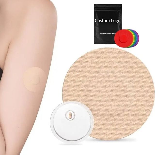 OEM Waterproof Adhesive Diabetes Sensor Patches Freestyle Libre Sweatproof Printing CGM Sensor Patches for Dexcom Guardian