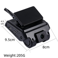 Caméra embarquée 4G CAT1 3CH 2K AI avec ADAS, DMS, BSD, enregistreur GPS, identification faciale du conducteur, détection de fatigue, caméra externe pour fourgons de livraison OEM&ODM