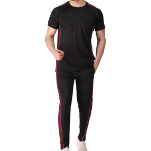 Nouveau style de survêtement d'été 100% coton pour hommes de qualité supérieure ensemble de survêtement d'été respirant à la mode - Product Image 3