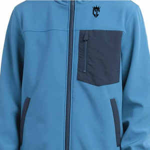 Services OEM, veste en polaire de haute qualité, design personnalisé, col montant, imperméable et écologique, veste d'hiver pour hommes - Product Image 3