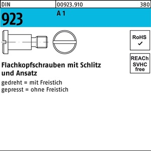 <b>Flat</b> Head <b>Screw</b> DIN 923 M5 X 2.5 X 7.0 A1 100 Pieces - Product Image 1